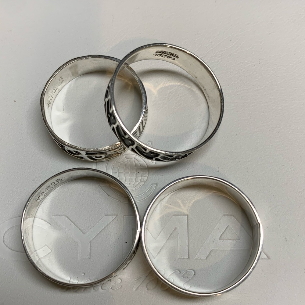 ** MEXICO 925 Silver Rings-sets** - Picture 5 of 6
